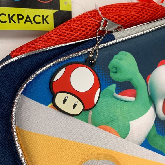 Nintendo Super Mario Bros 17" Large Backpack for Kids Luigi Mario - Picture 3 of 10